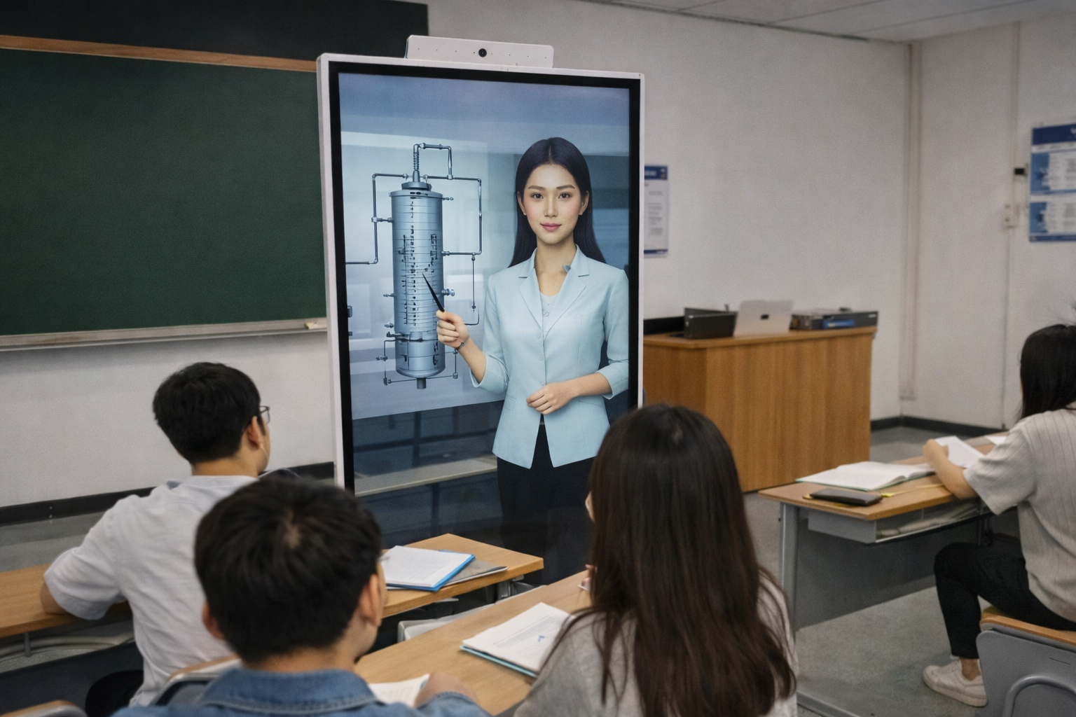 化工 AI 智能教學機器人