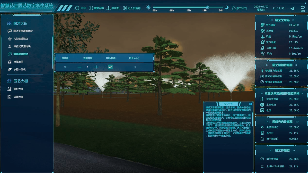 農(nóng)業(yè)數(shù)字孿生（花卉園藝場(chǎng)景）